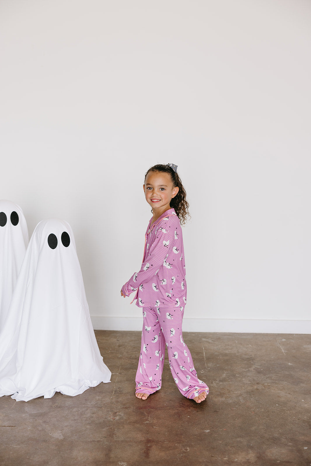 Kids Ghoulie Girl Buttoned Set | Tiny Talulah