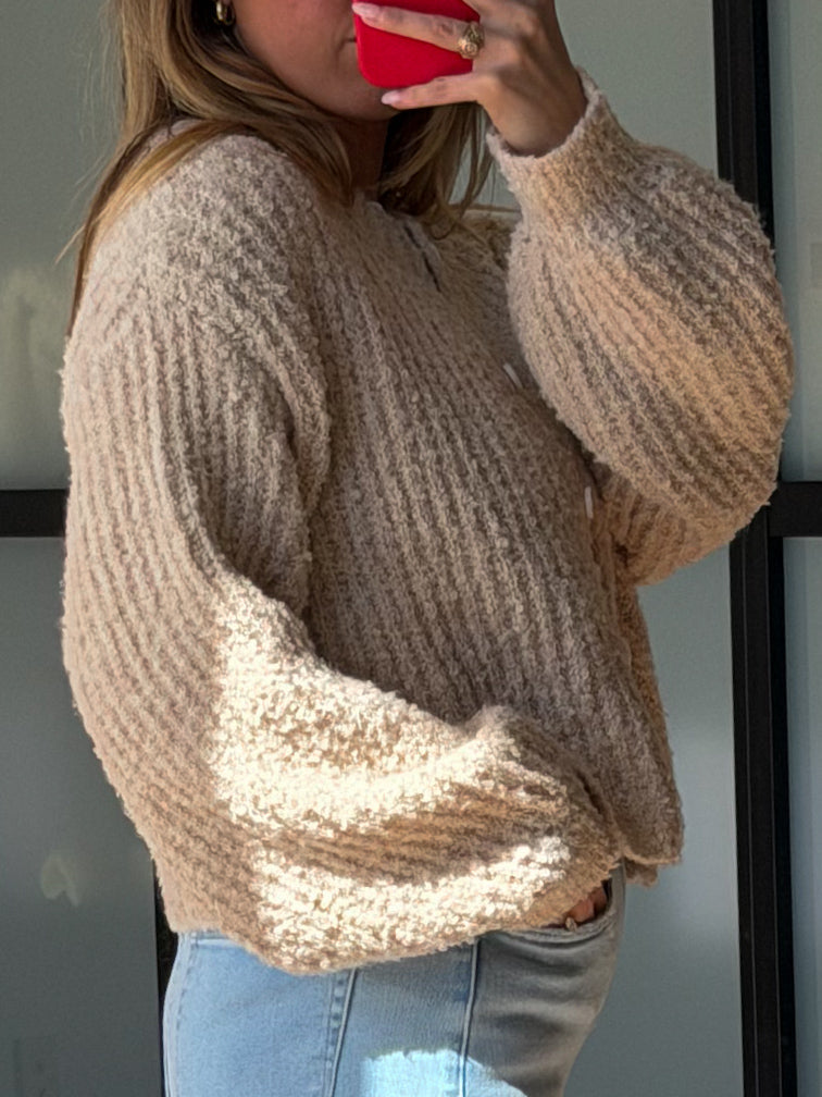 Chamonix Knit Cardigan | Oat