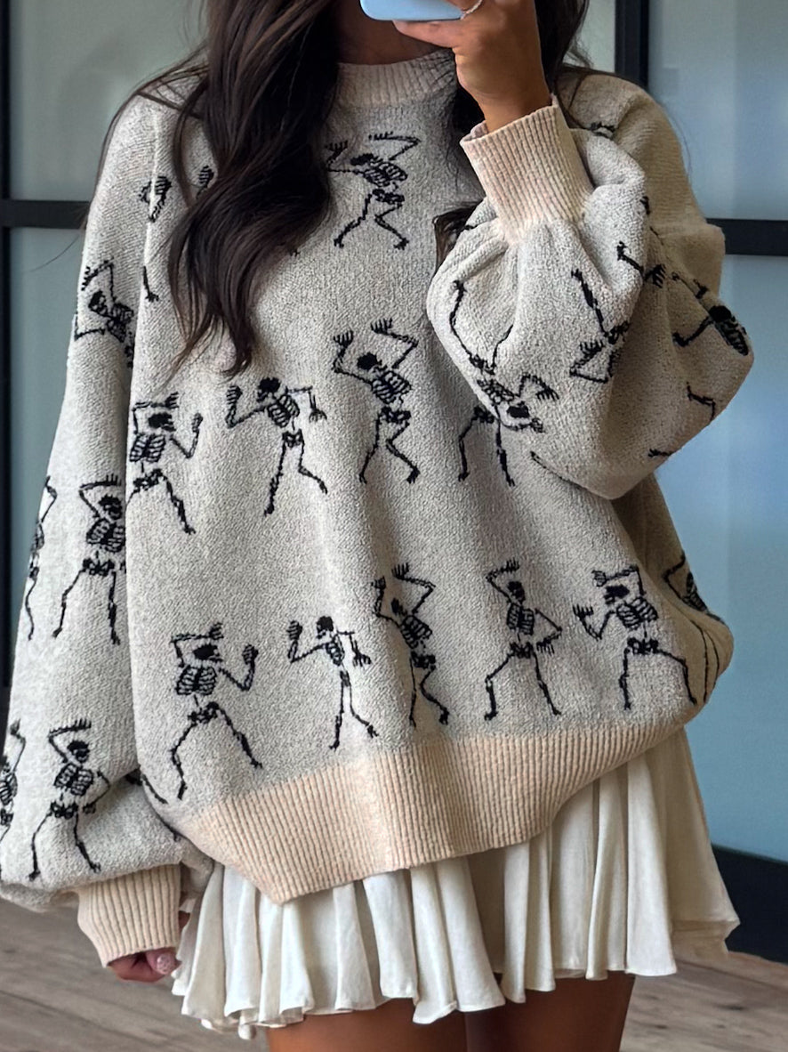 Skelly Knit Sweater