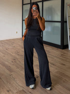 Mineral Mist Lounge Sweatpants | Black