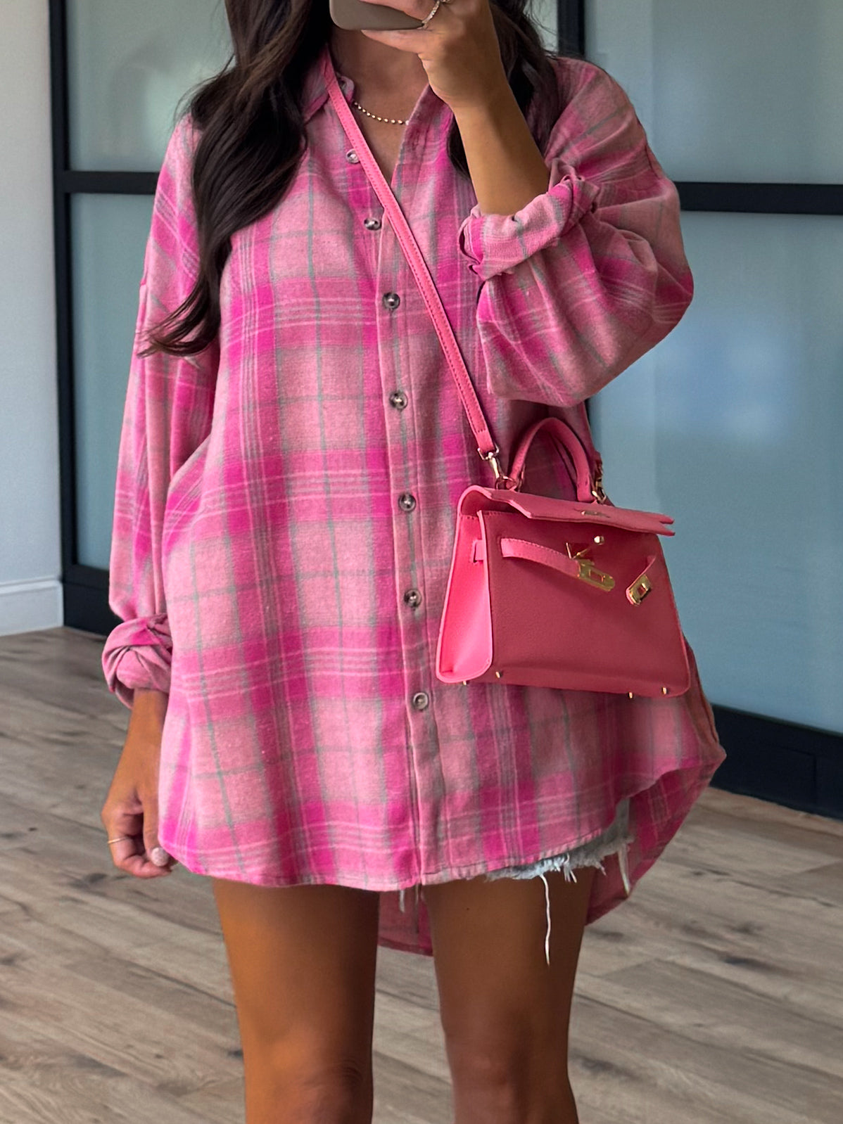 Rosy Ridge Plaid Button-Down | +Plus Available