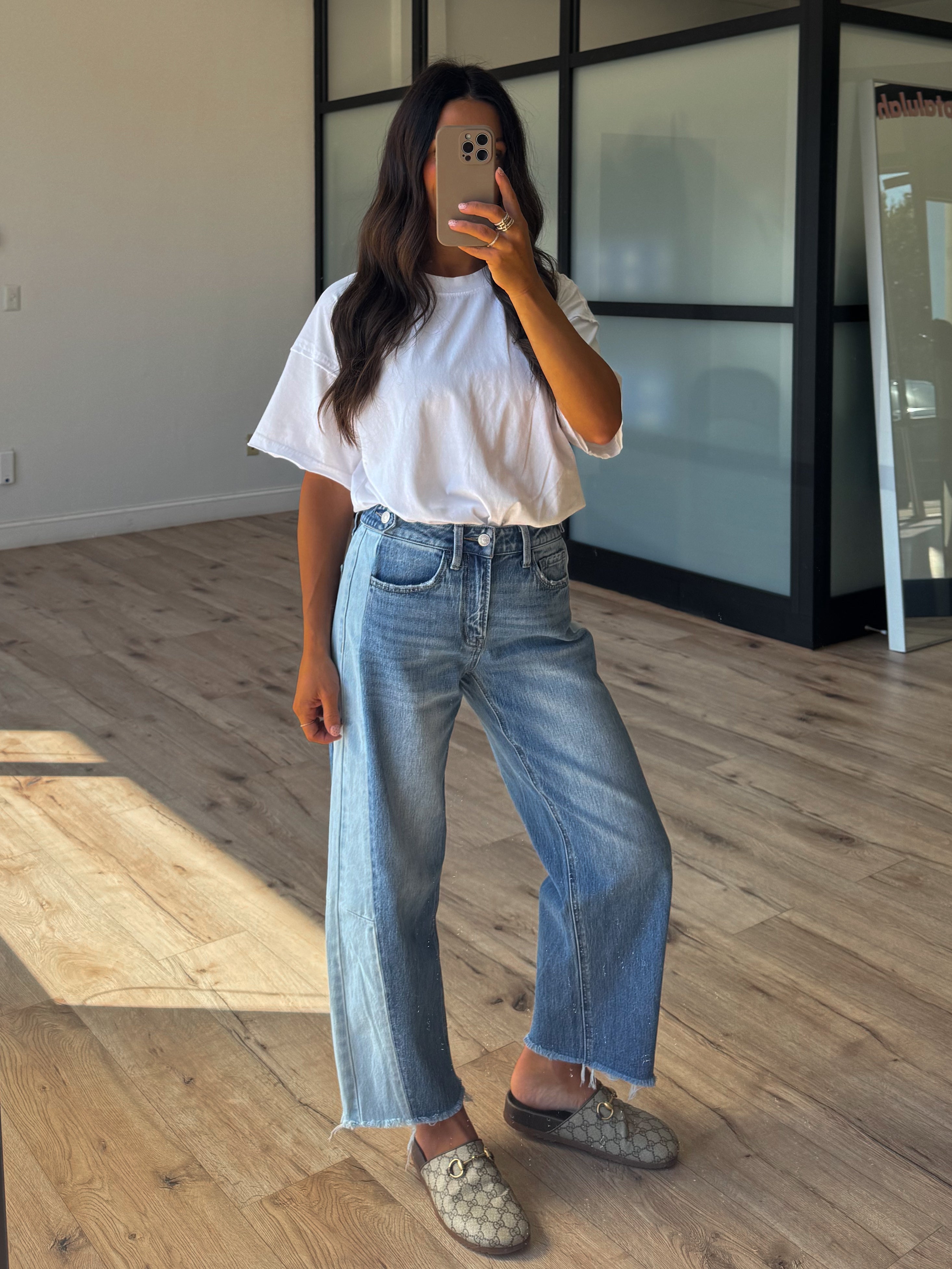 Cotton Washed Tee | White | +Plus Available