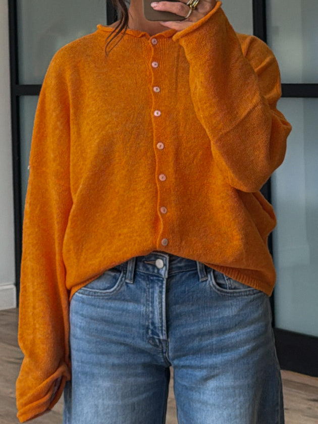 Isla Cardigan | Pumpkin | RESTOCK