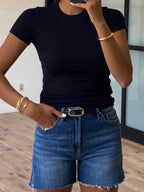 Millie Side Slit Shorts | +Plus Available