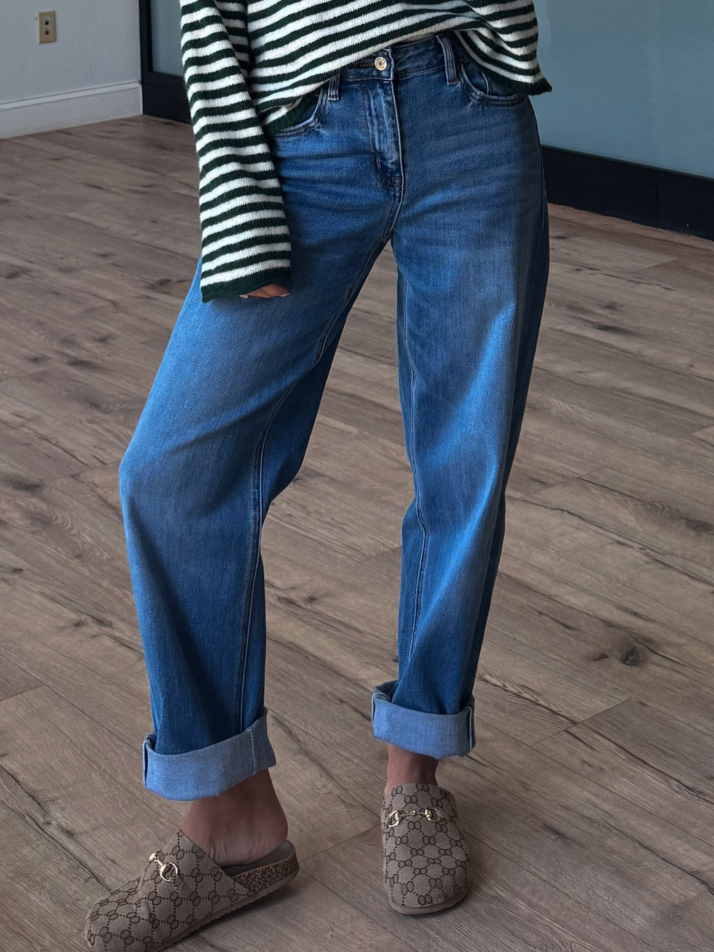 Sonny Cuff Barrel Jeans