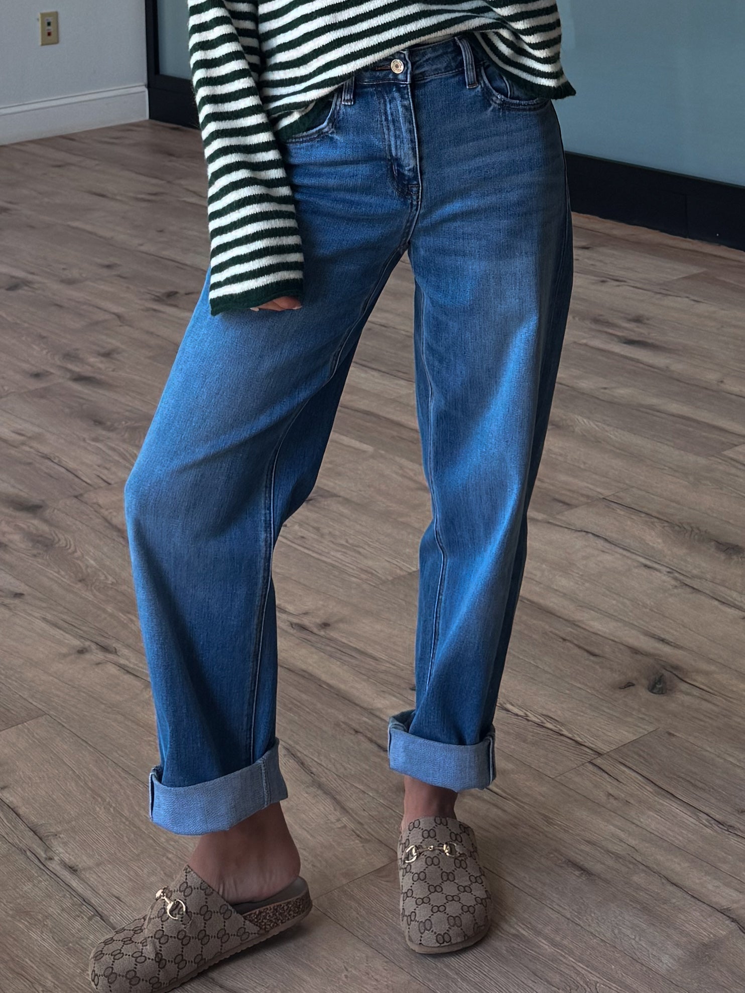Sonny Cuff Barrel Jeans