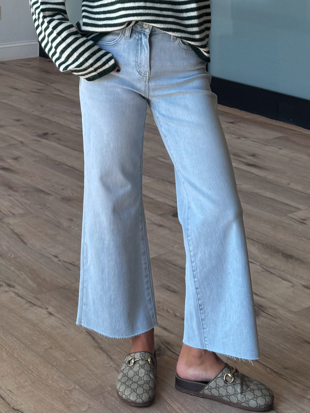 Cecile Crop Flare Jeans