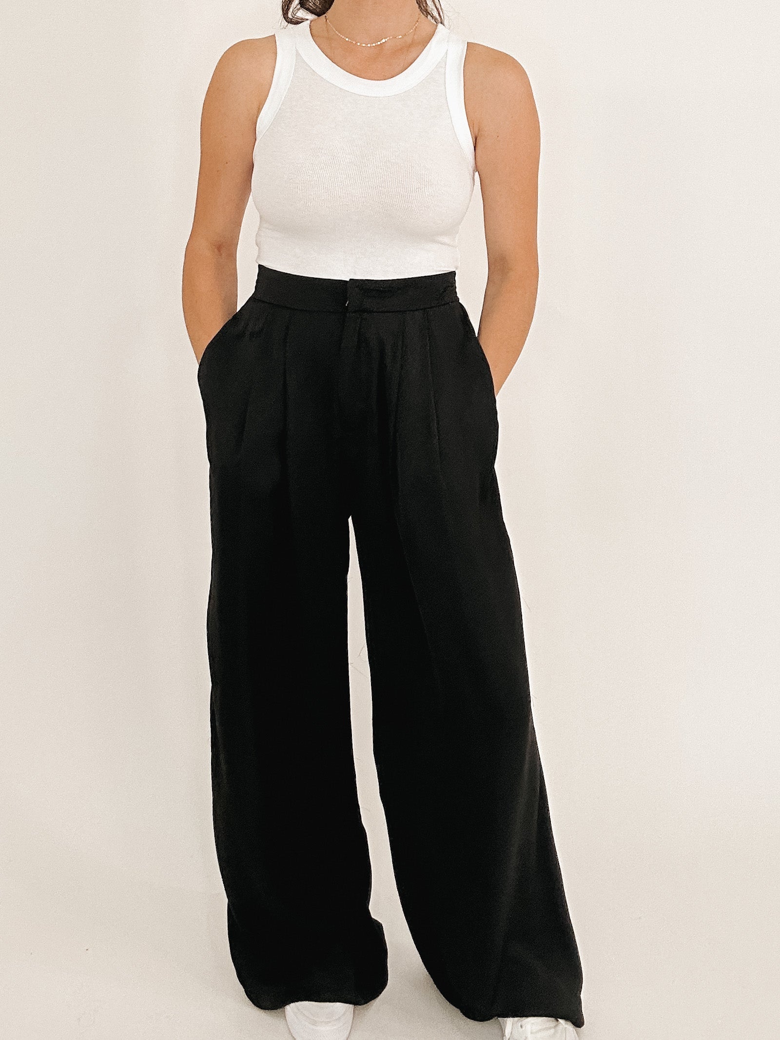 Essential Ribbed Tank | White | +Plus Available