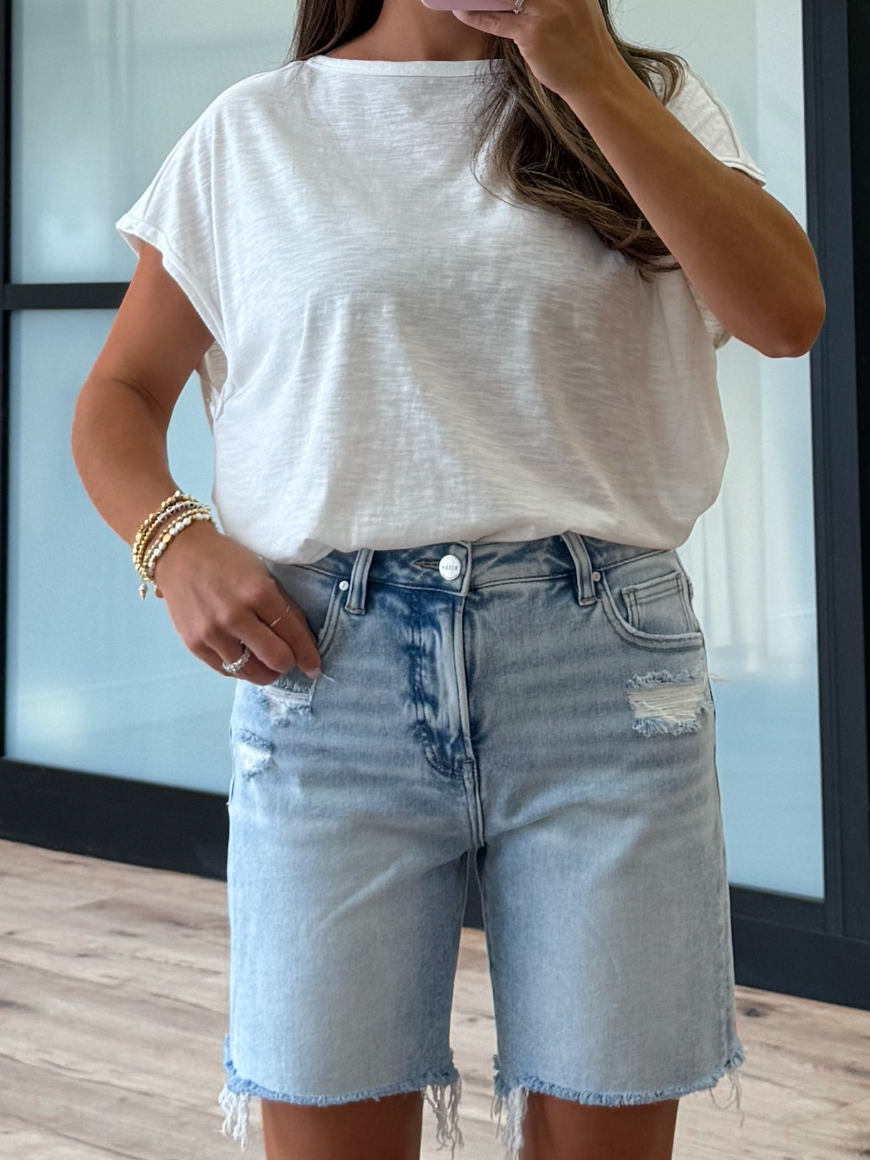 Modern Slub Top | White | +Plus Available