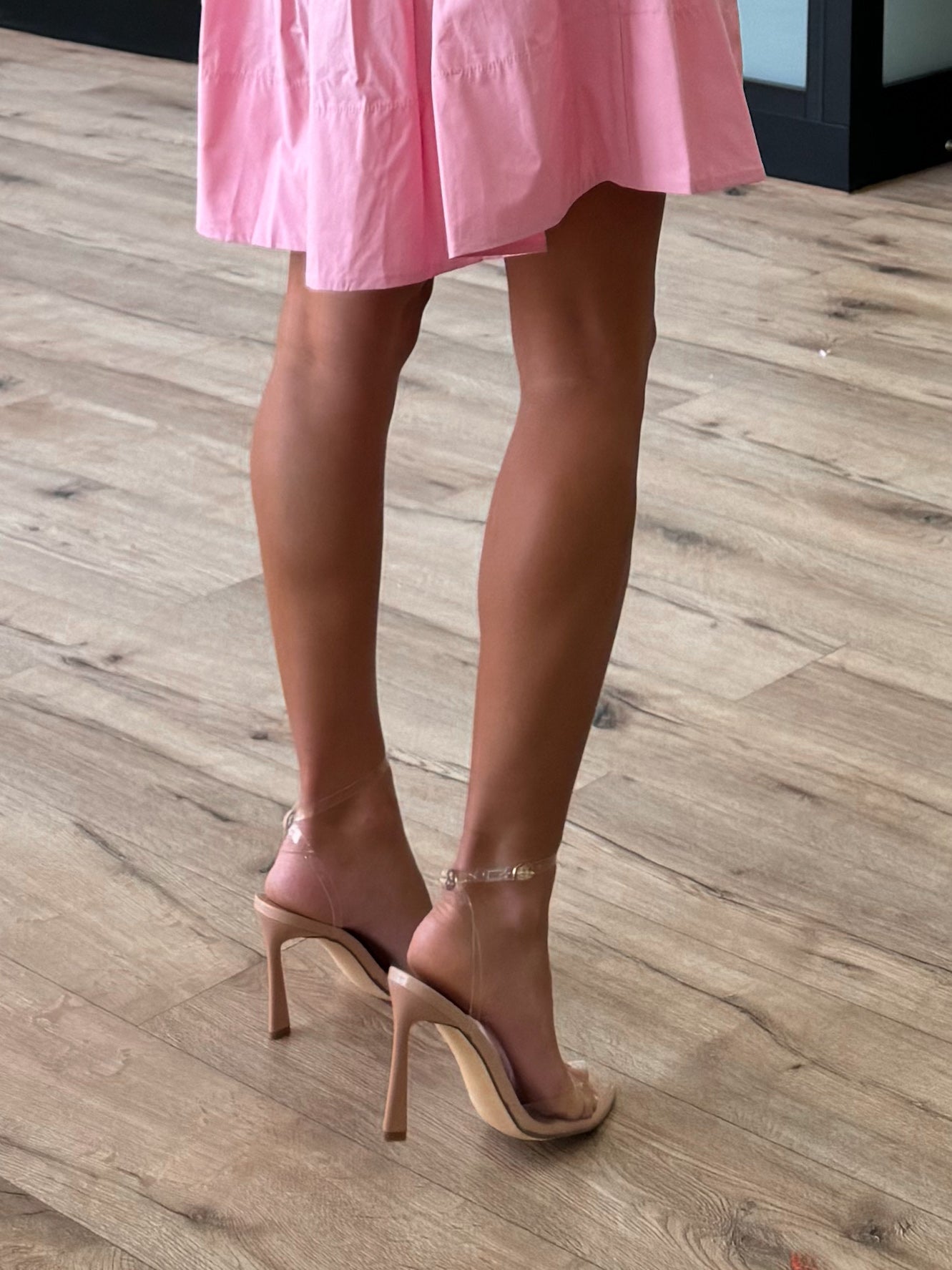 Take The Town Heels | Clear | FINAL SALE