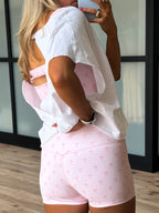 Check Point Active Short | Blushing Bows