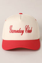 "Gameday Club" Canvas Cap | 3 Colors Available